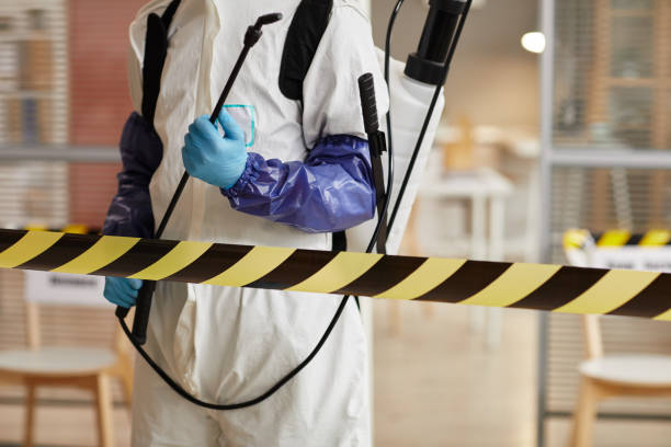 Professional Sewage Cleanup technician working in Leesburg, GA